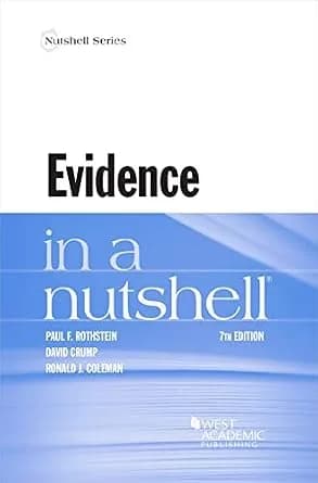 و دانلود نسخه کامل کتاب زبان اصلی Evidence in a Nutshell (Nutshells) PDF | دانلود کتاب خارجی
