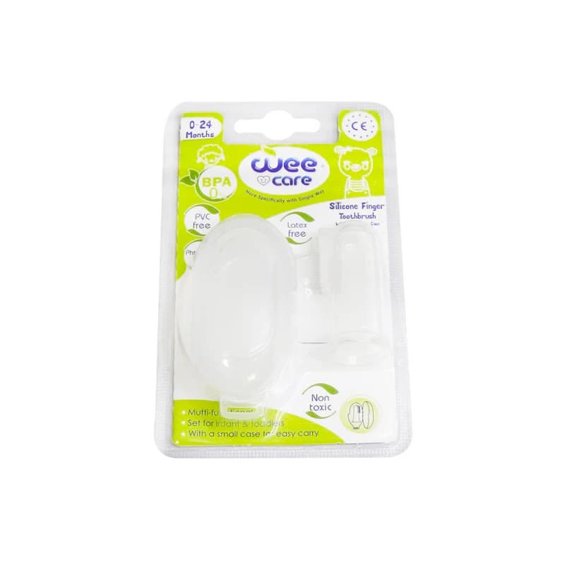 مسواک انگشتی وی کر مدل سیلیکونی به همراه قاب رنگی (Wee Care-S601) — تصویر ۵