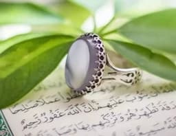 انگشتر نقره باسنگ عقیق سوسنی کد 1612 — تصویر ۲