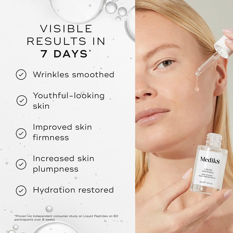 سرم مولتی پپتاید جوانساز قوی مدیک ایت | Medik8 Liquid Peptides — تصویر ۳