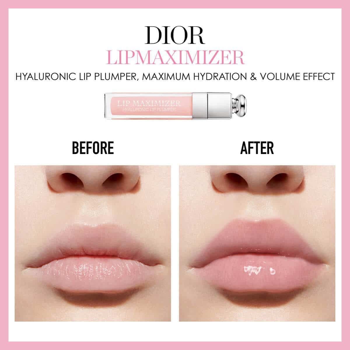لیپ گلاس فول سایز حجم دهنده لب دیور رنگ 000 Dior Addict LIP MAXIMIZER SERUM INTENSE HYALURONIC LIP CARE — تصویر ۵