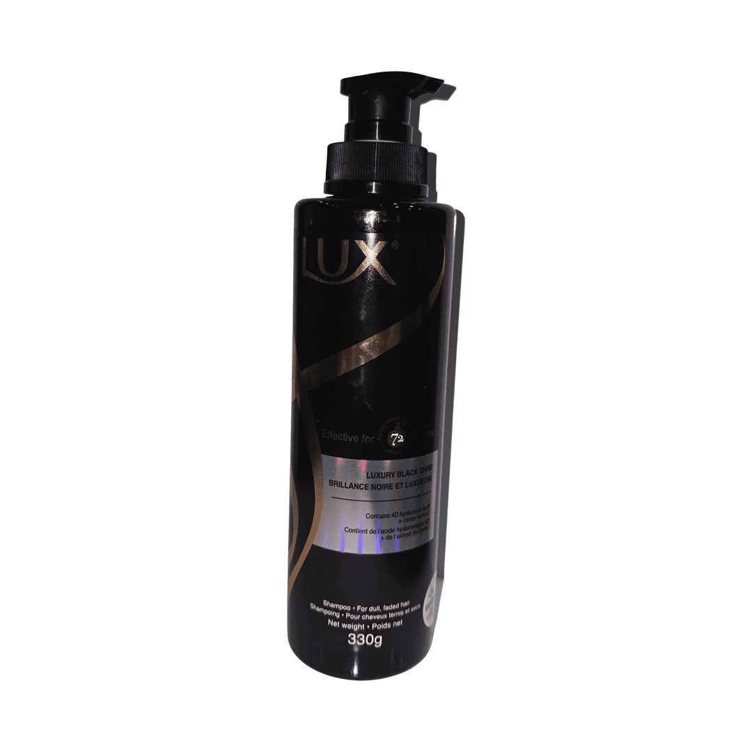 شامپو لوکس درخشان کننده موهای مشکی Lux Luxury black shine — تصویر ۲