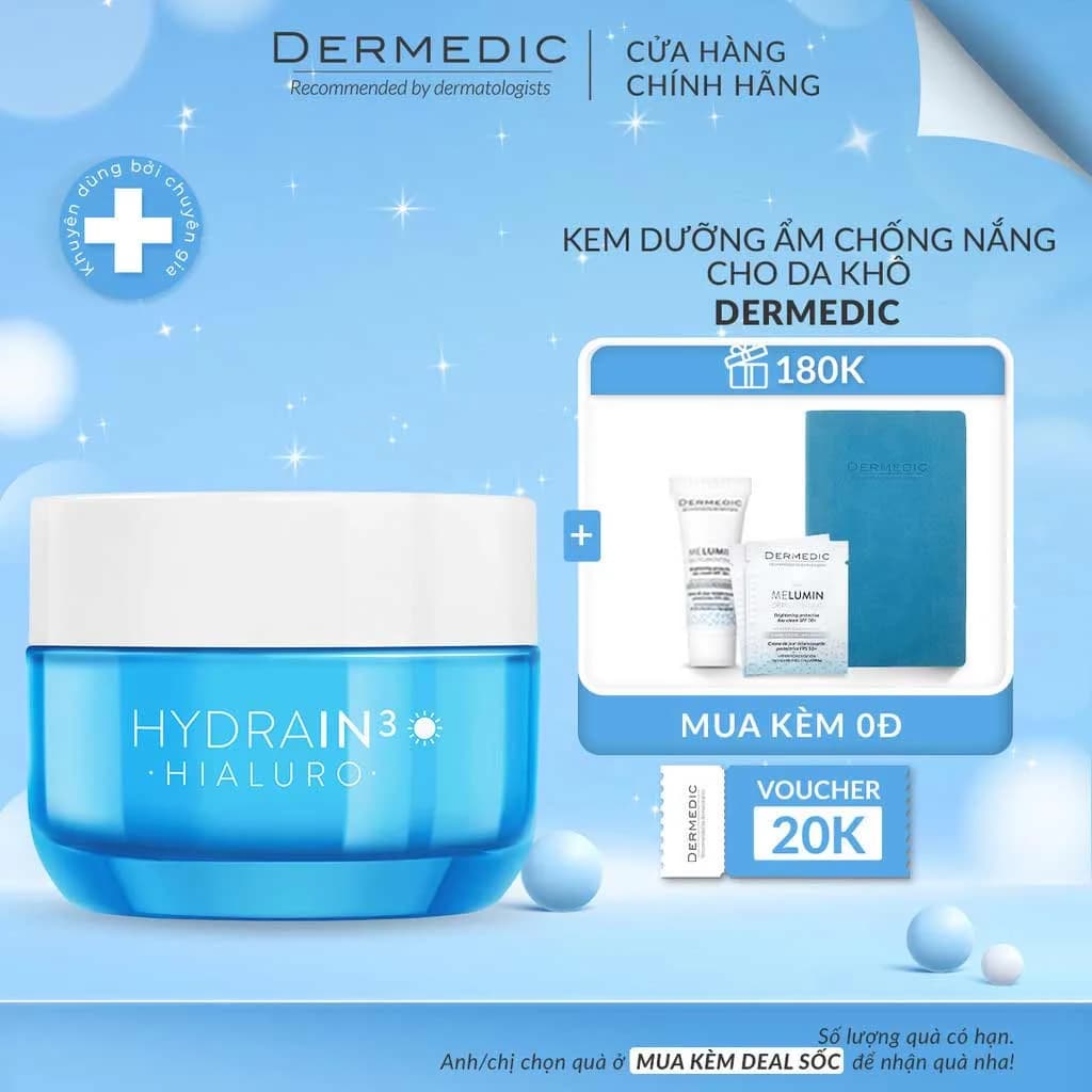 سرم مرطوب‌کننده آبرسان درمدیک برای صورت و گردن ۳۰ میلی‌لیتر Dermedic Hydrain3 Hialuro — تصویر ۹