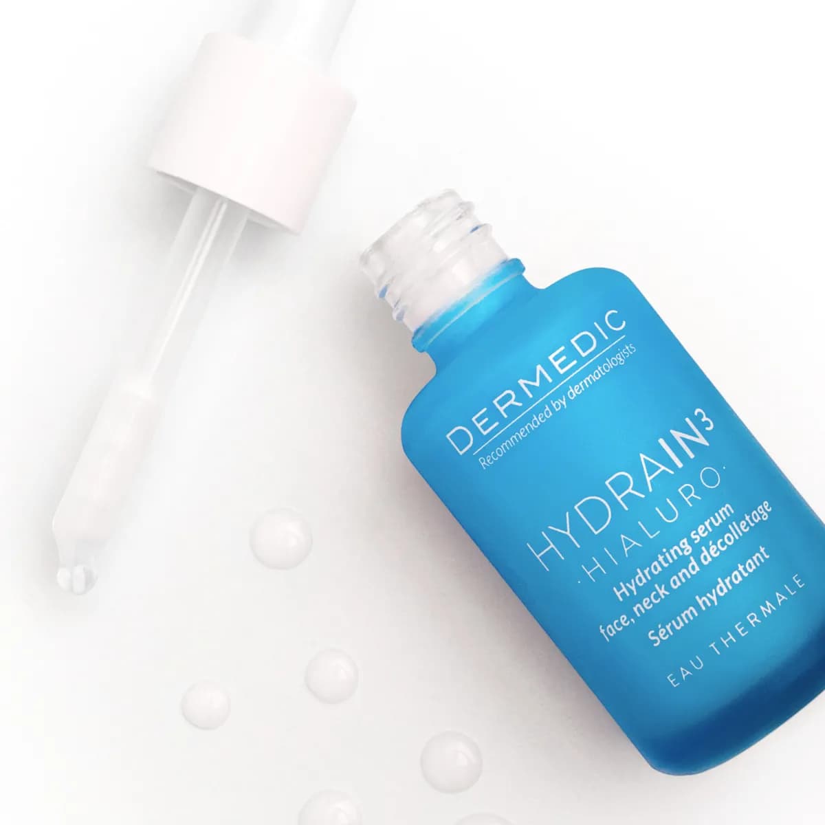 سرم مرطوب‌کننده آبرسان درمدیک برای صورت و گردن ۳۰ میلی‌لیتر Dermedic Hydrain3 Hialuro — تصویر ۷