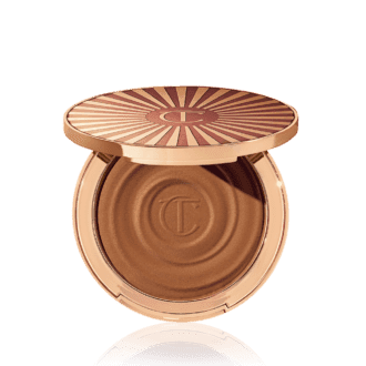 برنزر کرمی شارلوت تیلبری | Charlotte Tilbury Beautiful Skin Sun-Kissed Bronzer — تصویر ۴