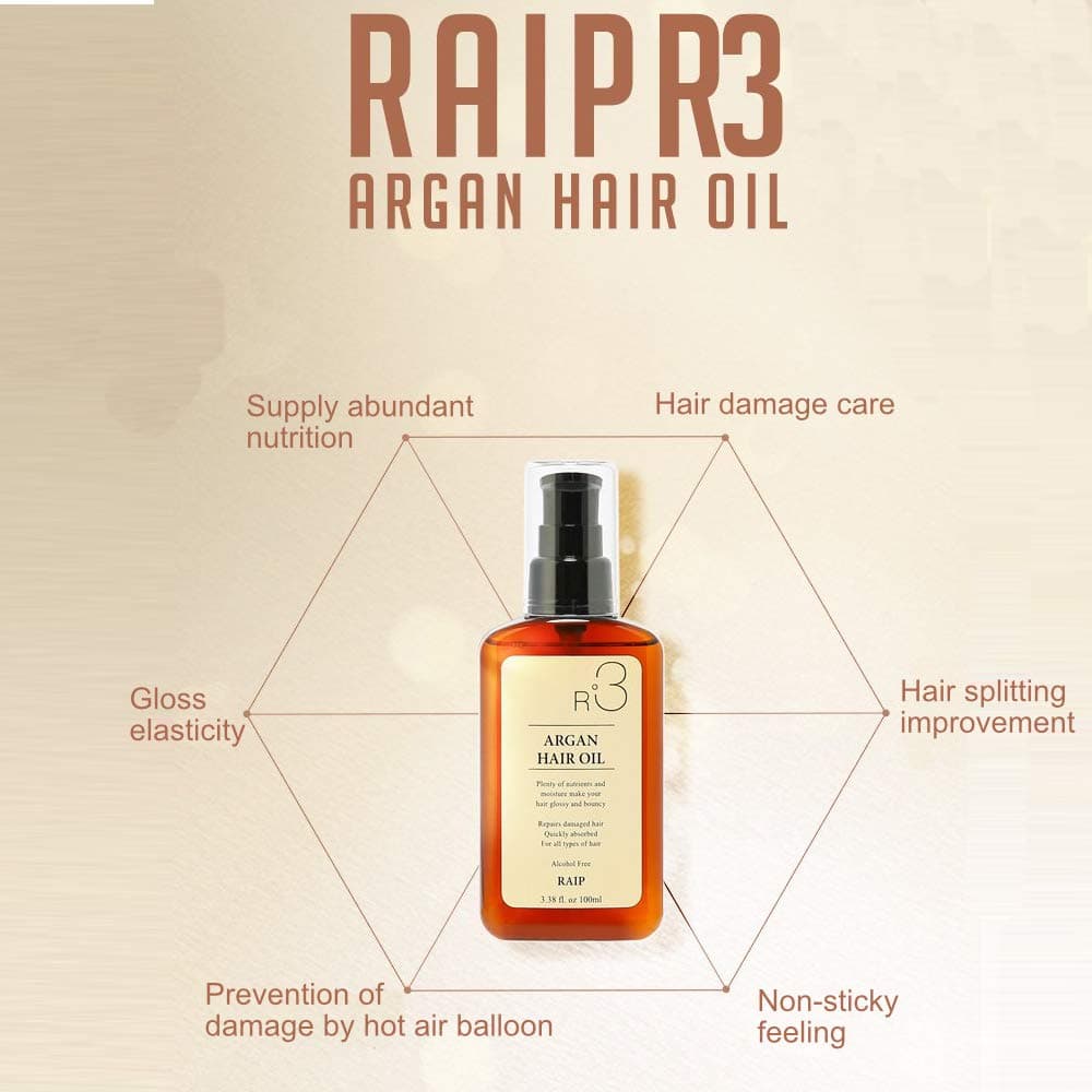 روغن ارگان ریپ Raip Argan Hair Oil — تصویر ۳