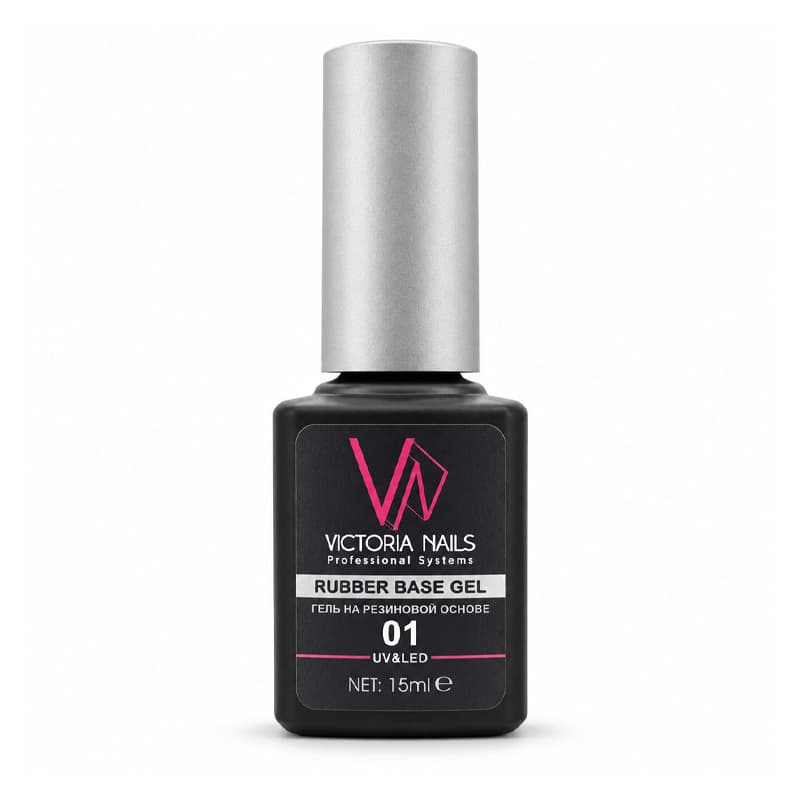 رابر بیس شیری و کیلیر ویکتوریا Victoria Nails – حجم 15 میلی لیتر — تصویر ۲