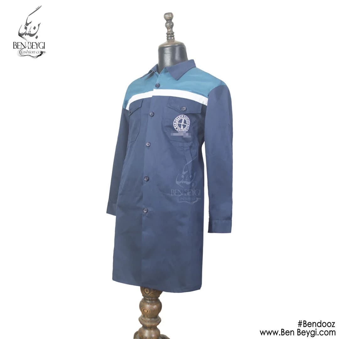 مانتو کار پارچه کجراه صنعتی زنانه چهار جیب قد 100 کد 16851