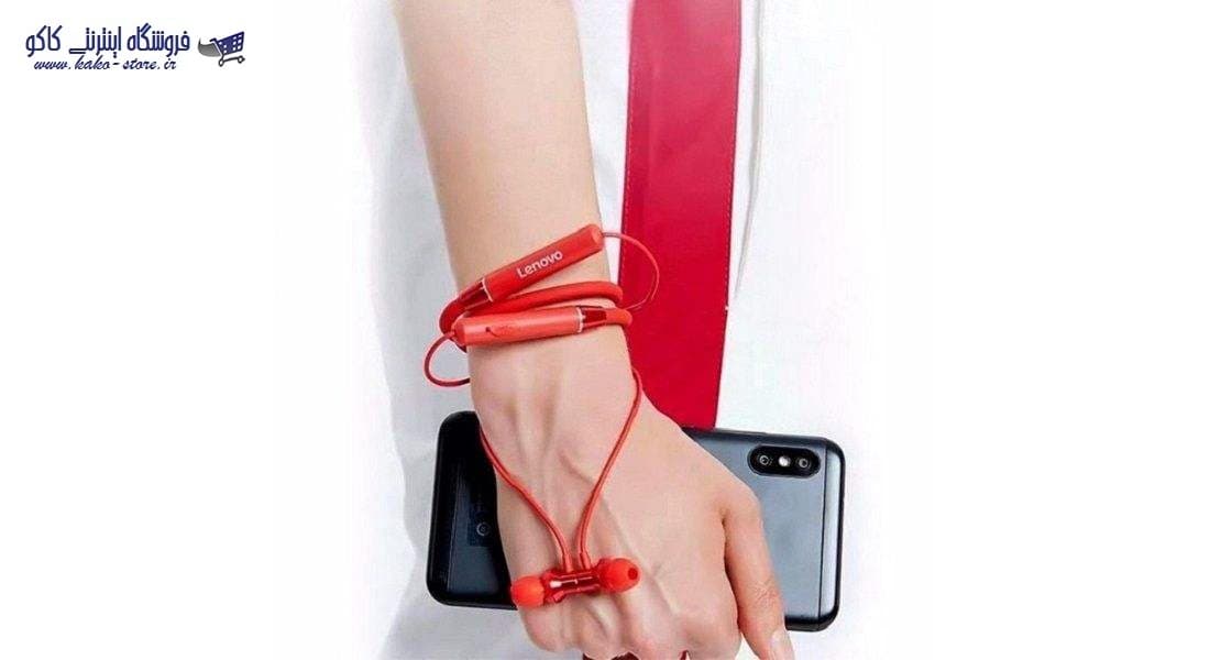 هندزفری اورجینال بلوتوثی گردنی لنوو – He05