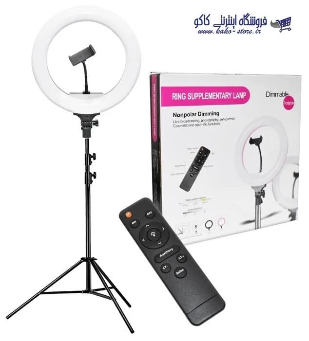 رینگ لایت حرفه ای مدل Dimmable Ring Supplementary Lamp
