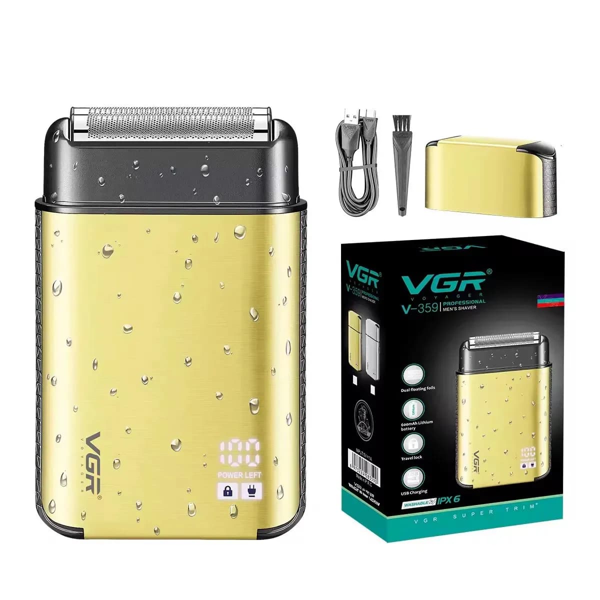 ماشین اصلاح موی صورت وی جی ار مدل V-359