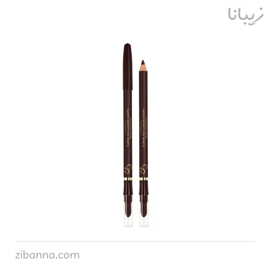 مداد چشم اسموکی افکت گلدن رز رنگ قهوه ای