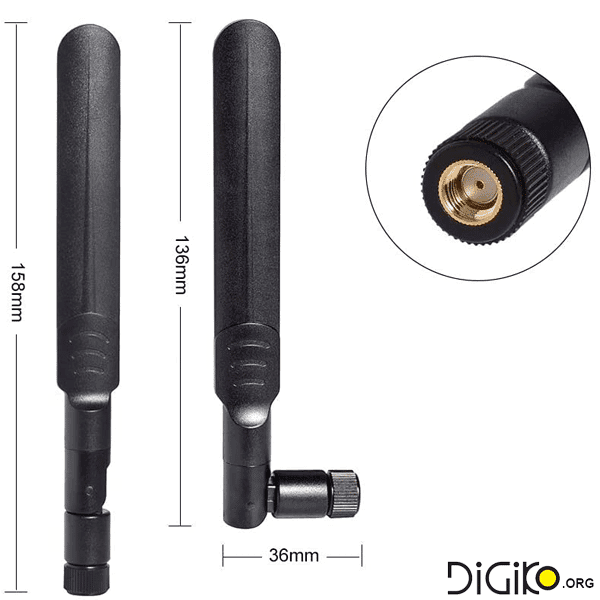آنتن وایفای دو باند دارای گین 8dbi — تصویر ۲