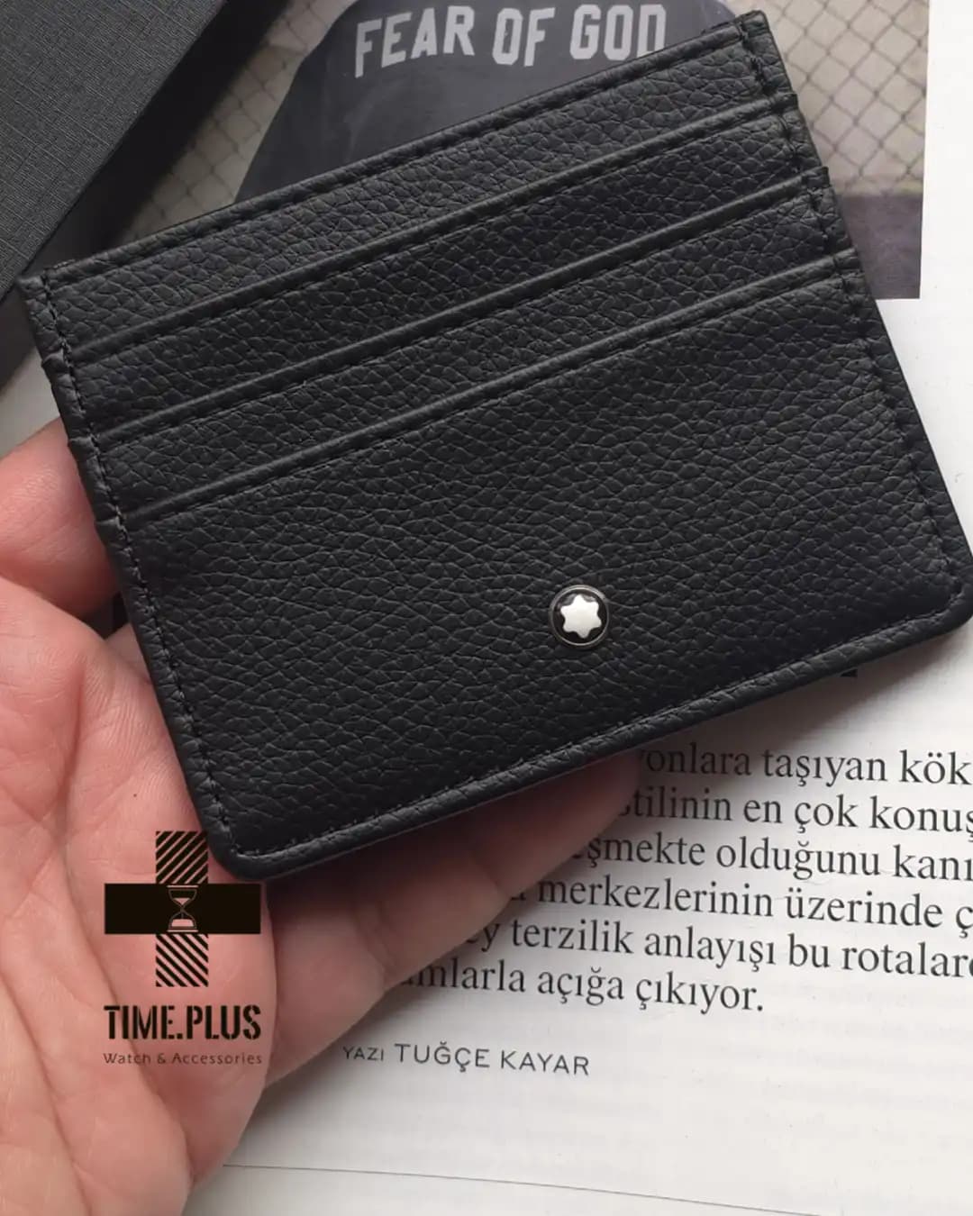 جاکارتی مون‌ بلان مشکی مدل ورقه ای طرح فلوتر — تصویر ۴