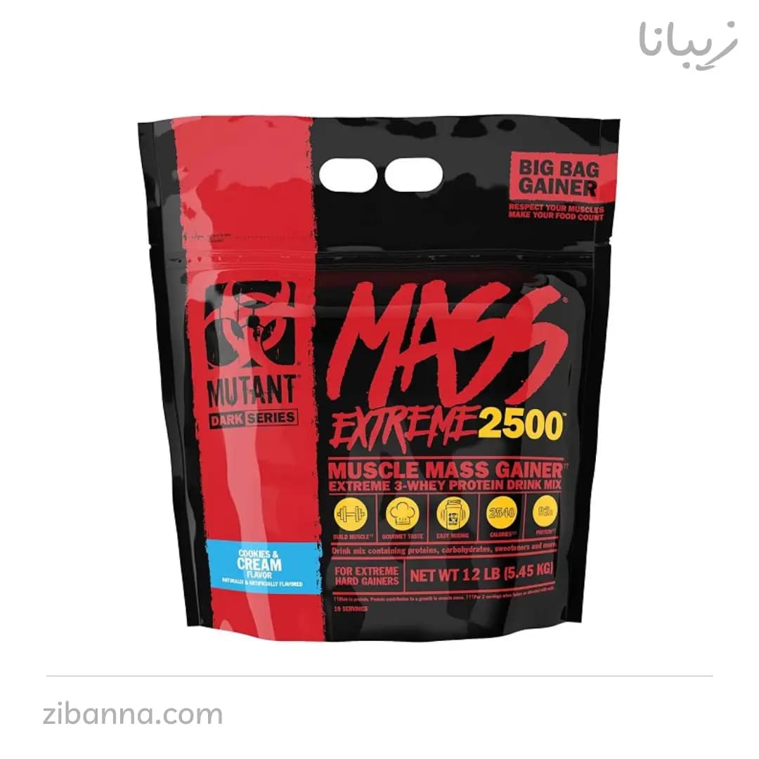 گینر مس موتانت 5.4 کیلوگرم MUTANT MASS XXXTREME 2500