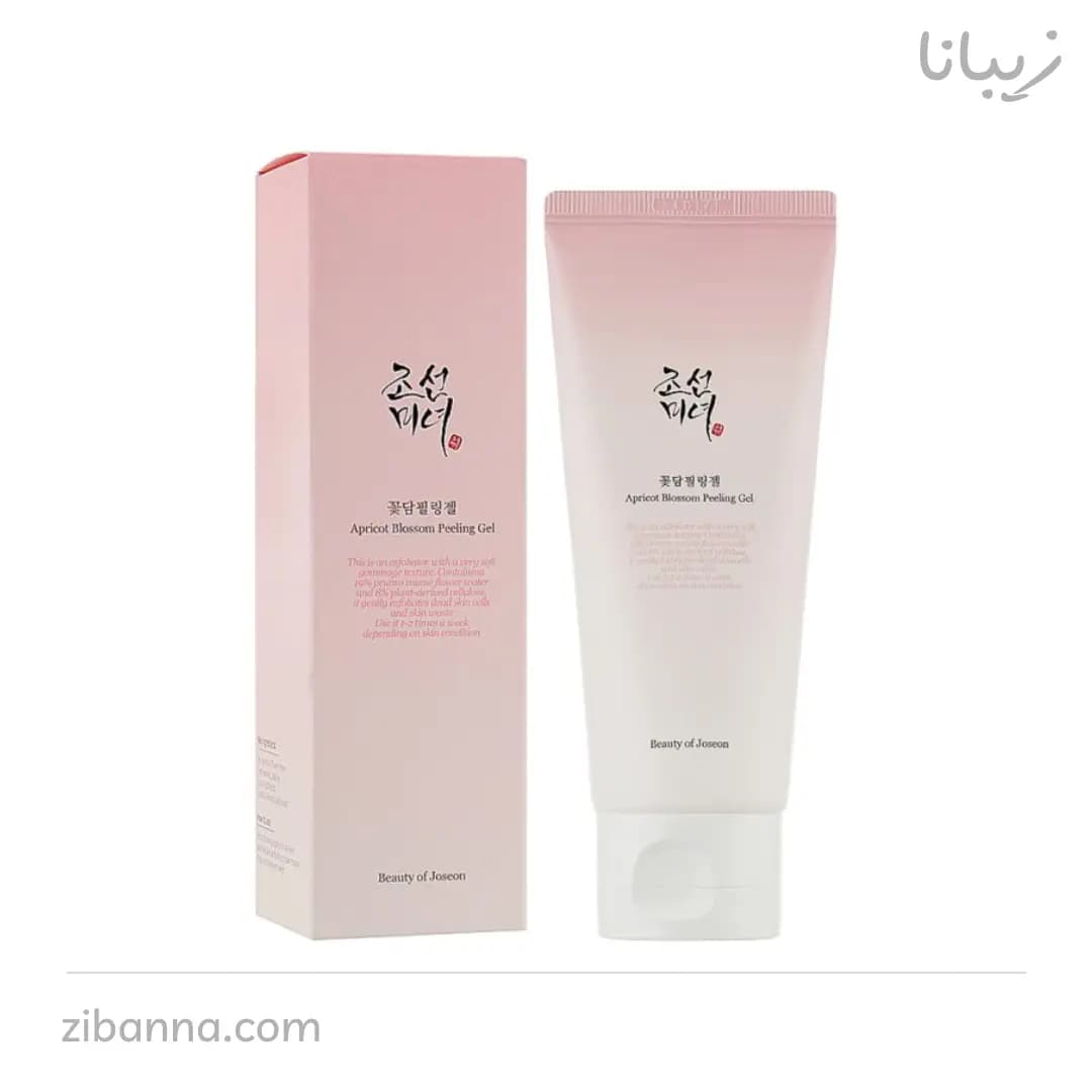 ژل پیلینگ شکوفه زردآلو بیوتی آف جوسان 100 میل