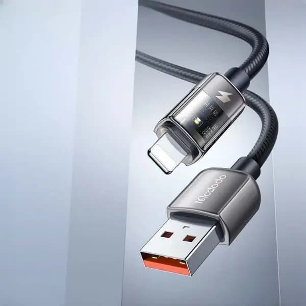 کابل شارژ قطع کن دار لایتنینگ 1.2 متری مک دودو CA-3140 — تصویر ۶