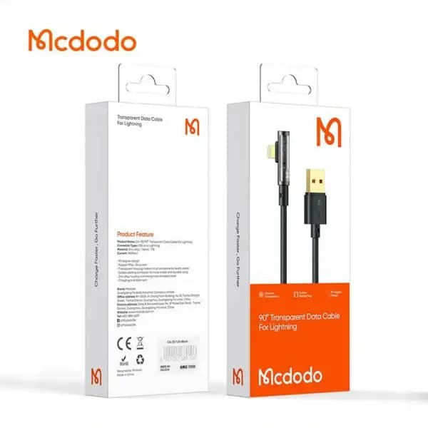 کابل شارژ لایتنینگ 1.2 متری مک دودو CA-3510 — تصویر ۲