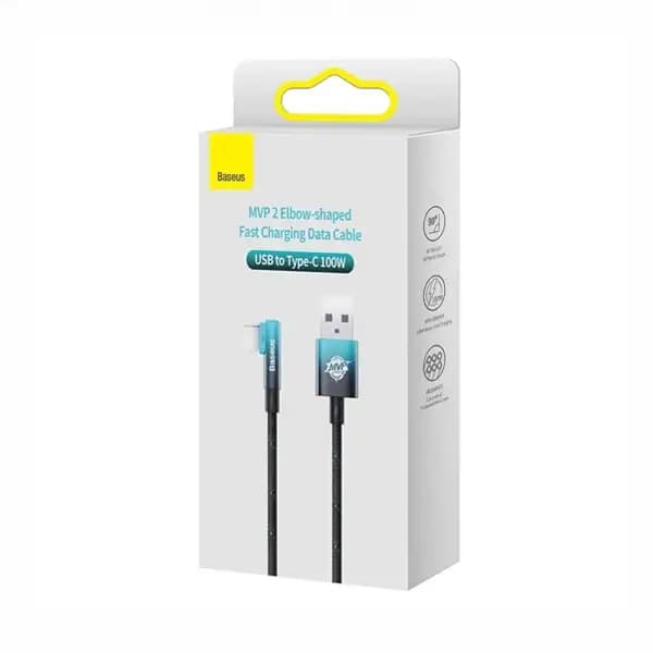 کابل تایپ سی گیمینگ بیسوس 1متر MVP2ELBOW CAVP000421 — تصویر ۲