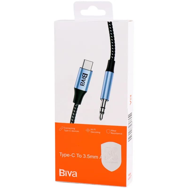کابل AUX به Type C بیوا Biva AUX-07T — تصویر ۳