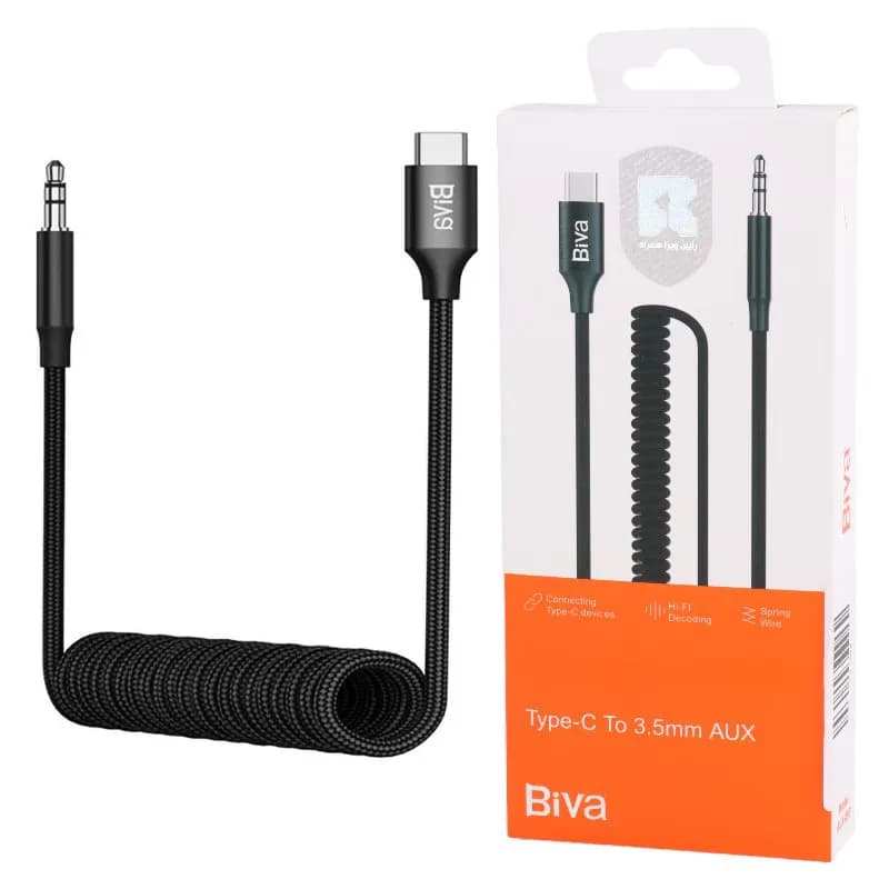 کابل AUX به Type-C بیوا Biva AUX-09T — تصویر ۲