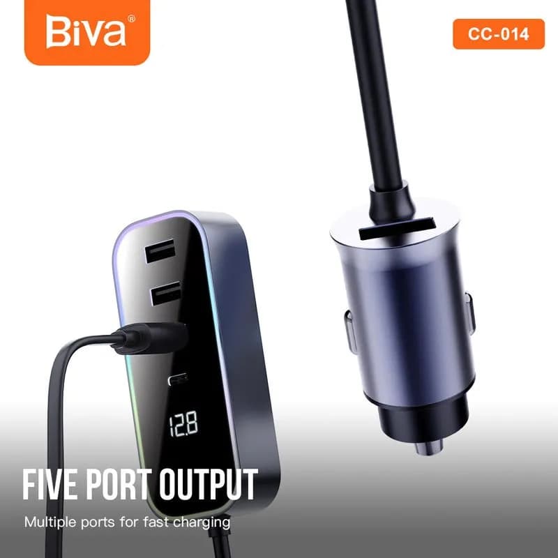شارژر فندکی بیوا Biva CC-014 توان 107 وات — تصویر ۴