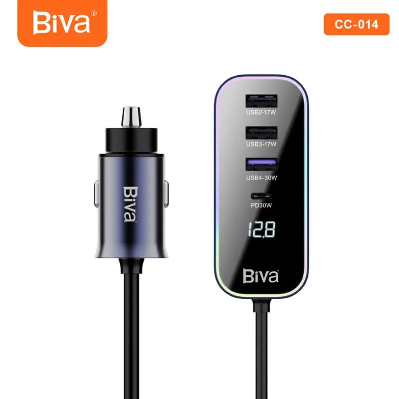 شارژر فندکی بیوا Biva CC-014 توان 107 وات — تصویر ۶