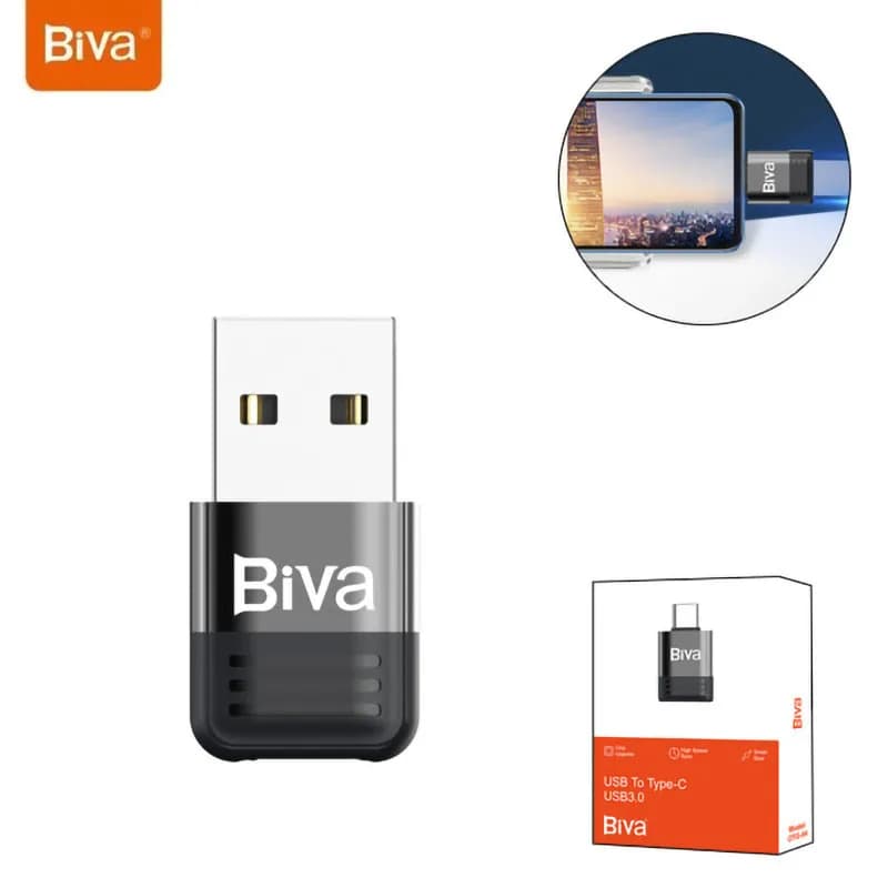 تبدیل Type-c OTG به USB بیوا Biva OTG-04 — تصویر ۵