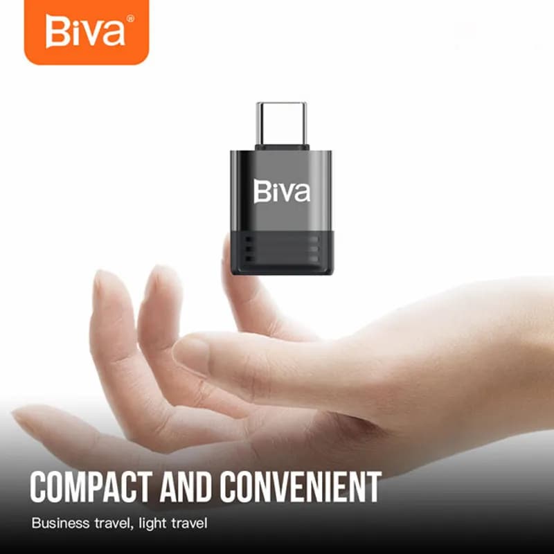 تبدیل Type-c OTG به USB بیوا Biva OTG-04 — تصویر ۴