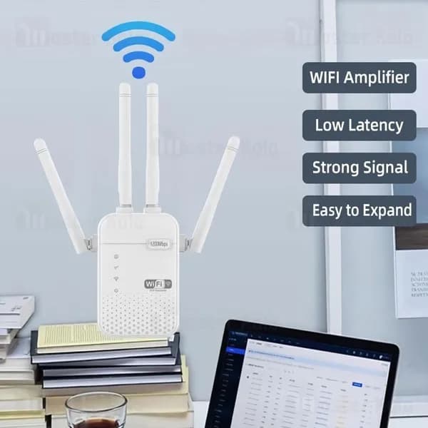 تقویت کننده آنتن وای فای بیوا Biva Inteligent Wireless WiFi Signal Amplifier AC1200 N300 — تصویر ۵