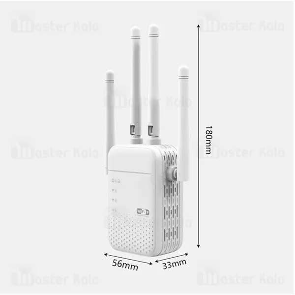 تقویت کننده آنتن وای فای بیوا Biva Inteligent Wireless WiFi Signal Amplifier AC1200 N300 — تصویر ۷