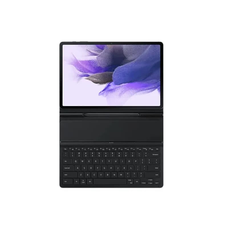 کیف کیبورد دار تبلت اصلی سامسونگ Samsung Tab S8 Plus / S7 Plus / S7 FE Book Cover Keyboard EF-DT730 — تصویر ۲