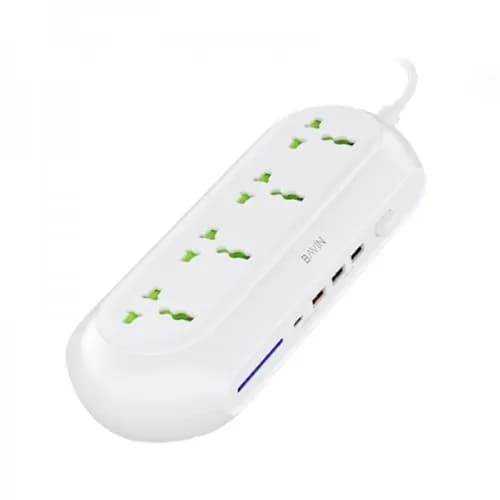 چند راهی برق و شارژر باوین Bavin PC823 دارای 3 پورت