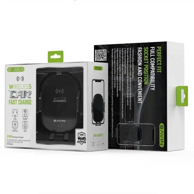 هولدر و شارژر وایرلس دریچه کولری باوین Bavin PC320 توان 10 وات — تصویر ۶