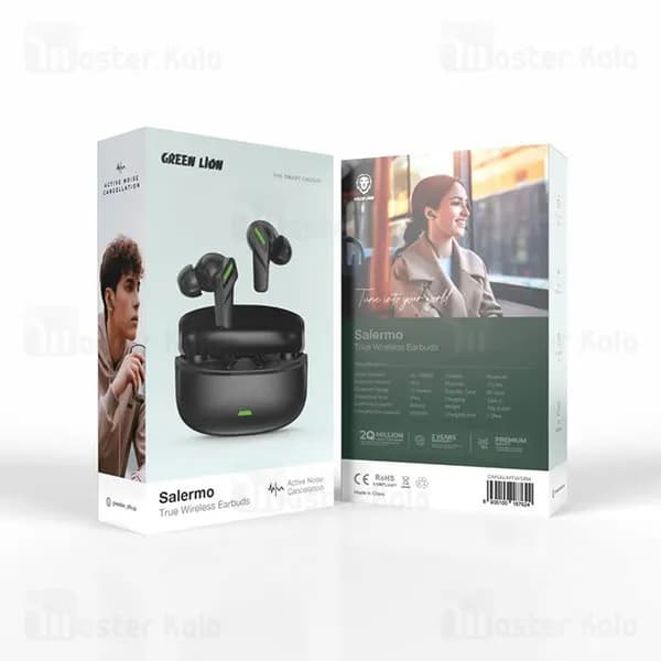 هندزفری بلوتوث گرین لاین Green Lion Salermo True Wireless Earbuds GL-TWS37 GNSALMTWS — تصویر ۲
