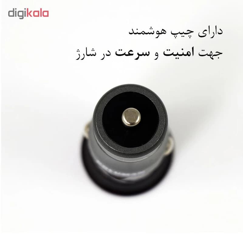 شارژر فندکی کلومن مدل KC-705 به همراه کابل تبدیل microUSB کد B20133 — تصویر ۴