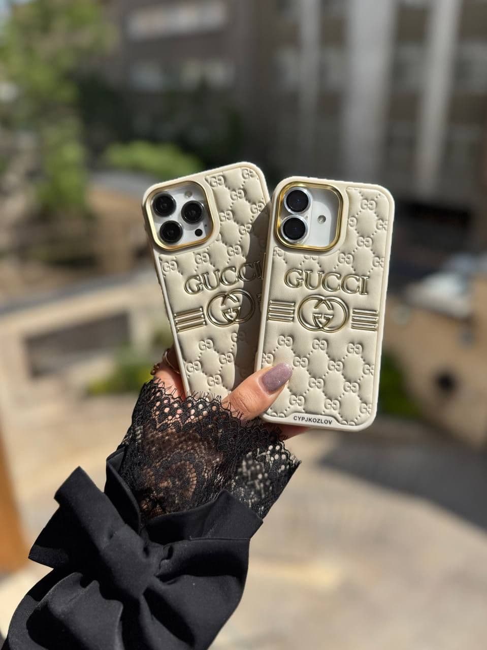 قاب گوشی Gucci چرمی — تصویر ۶
