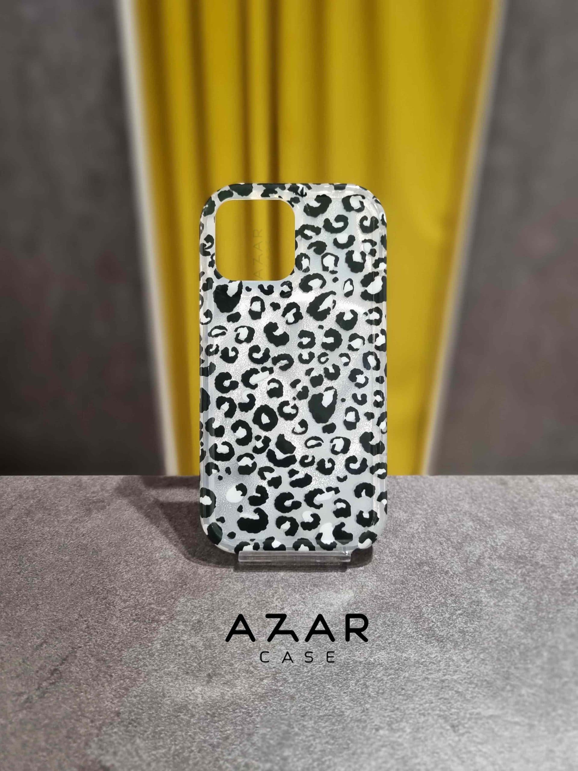 قاب گوشی پلنگی مشکی
