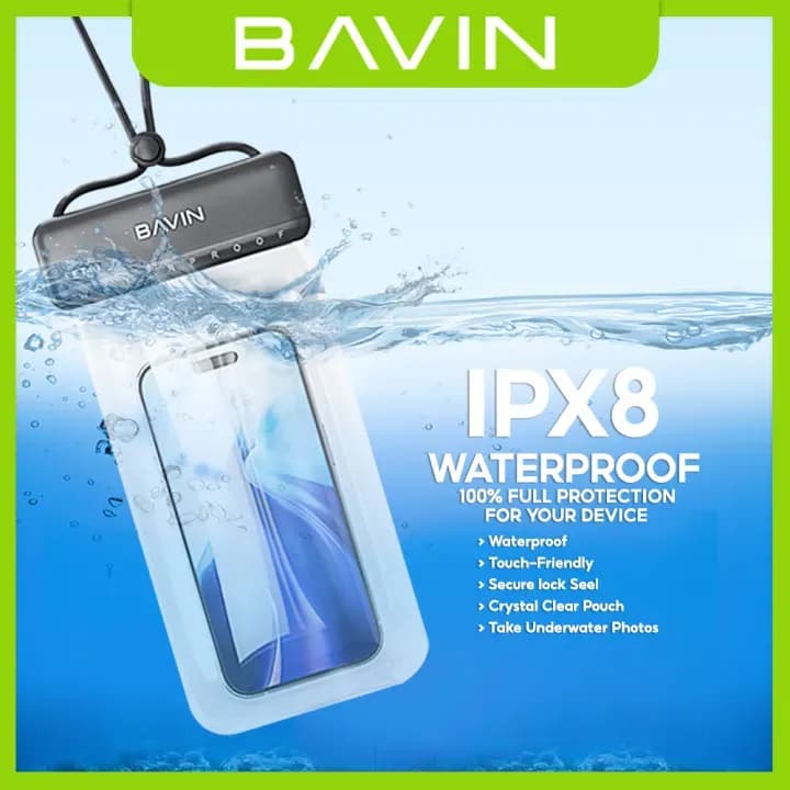 کیف ضد آب باوین Bavin ET-03 Waterproof Phone Bag سازگار با گوشیهای تا 6.8 اینچ — تصویر ۲