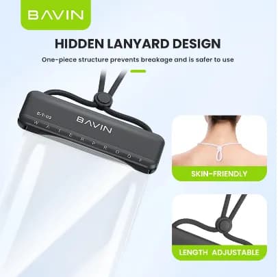 کیف ضد آب باوین Bavin ET-03 Waterproof Phone Bag سازگار با گوشیهای تا 6.8 اینچ — تصویر ۶
