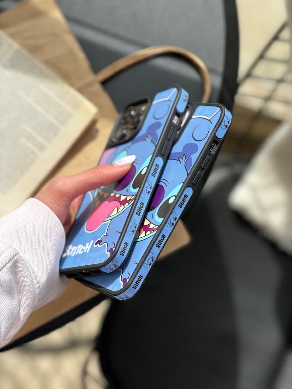 قاب گوشی طرح Blue Stitch — تصویر ۳