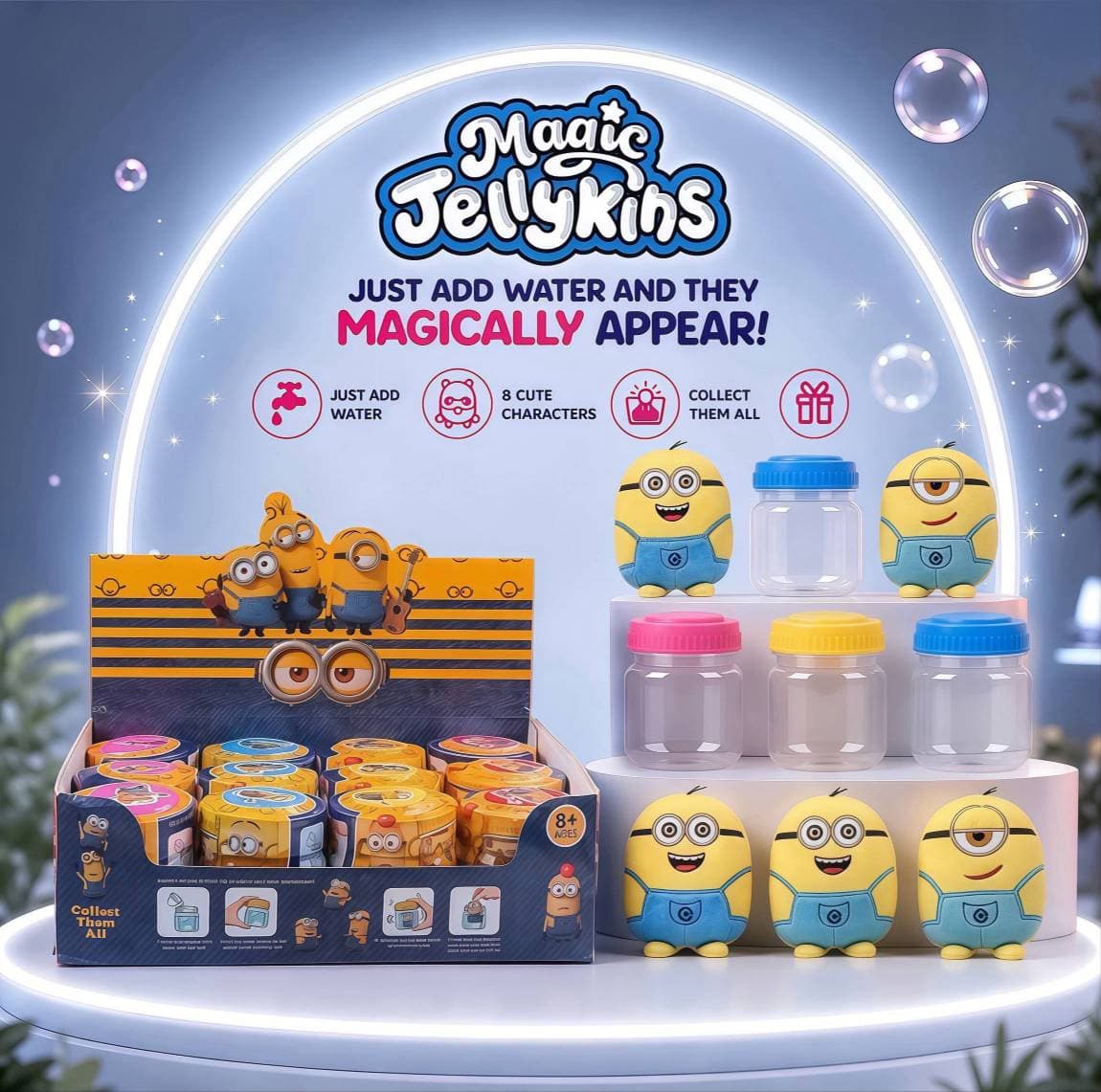 عروسک شانسی مجیک ژلی magicjellykins مدل مینیون کد 132