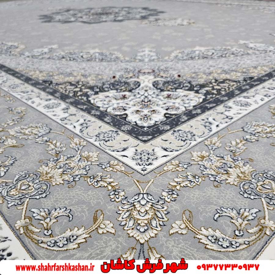 فرش 1200 شانه دست بافت گونه شاهین دلفینی — تصویر ۲