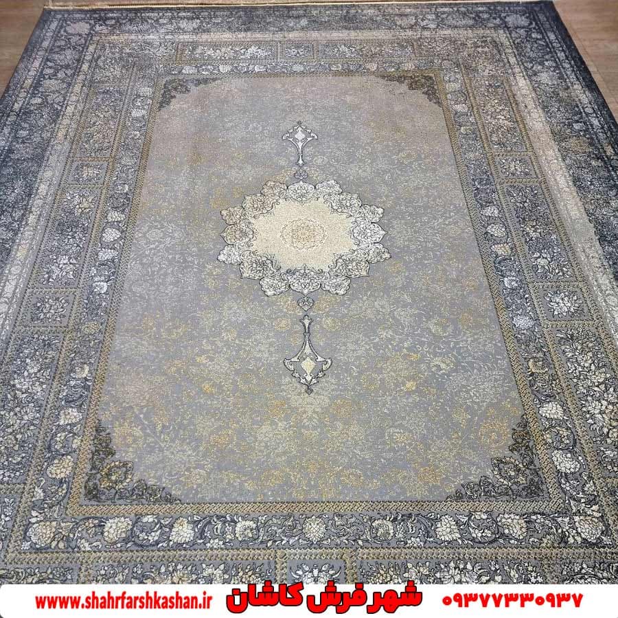 فرش 1200 شانه مدرن زمینه دلفینی 9040
