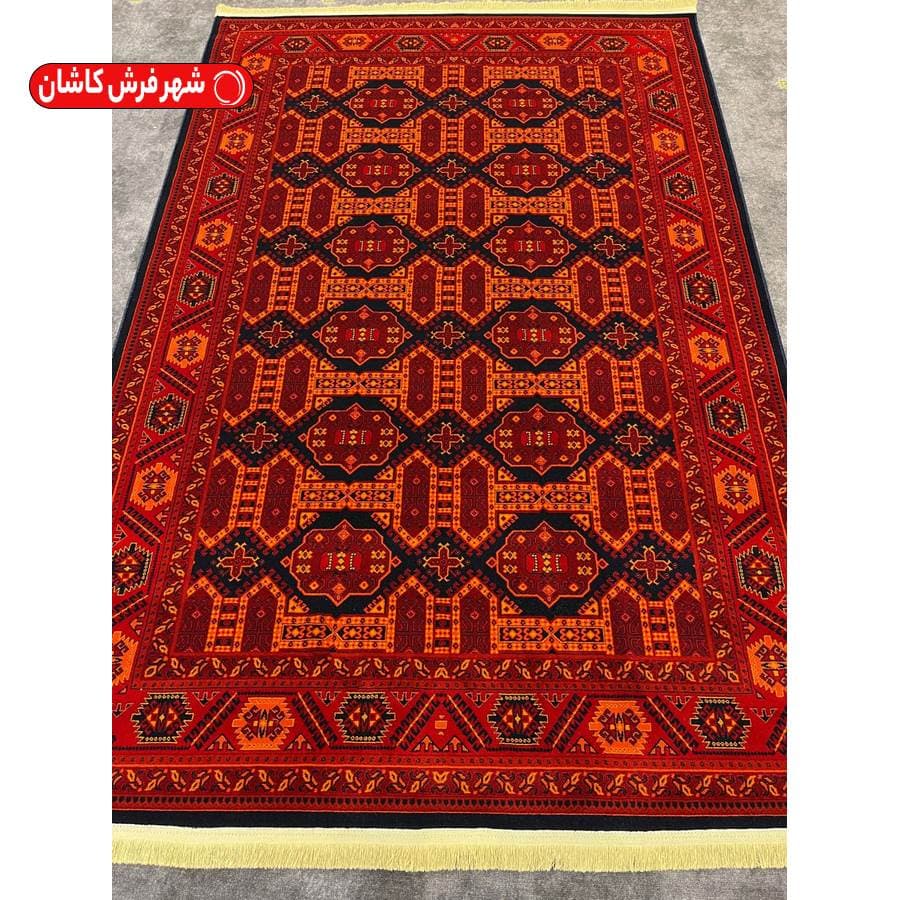 فرش قرمز سرمه ای 700 شانه اکرولیک کد 2821s — تصویر ۳