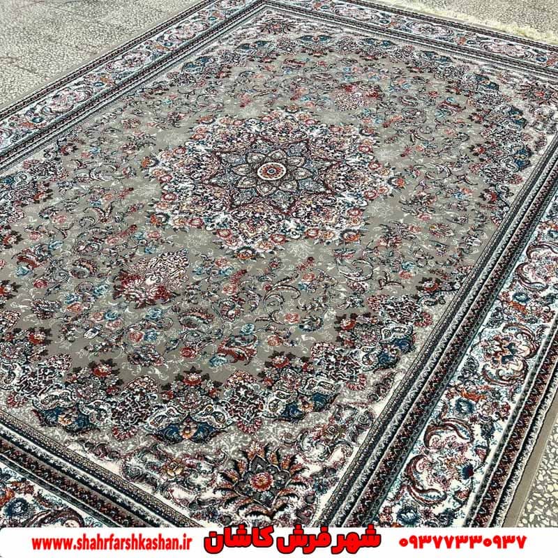 فرش 700 شانه دستبافت گونه طرح میخک — تصویر ۲