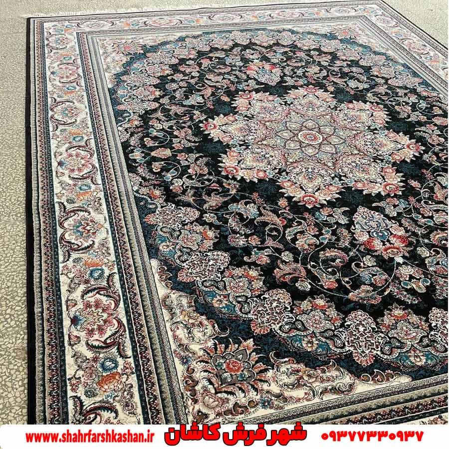 فرش 700 شانه دستبافت گونه طرح میخک — تصویر ۴