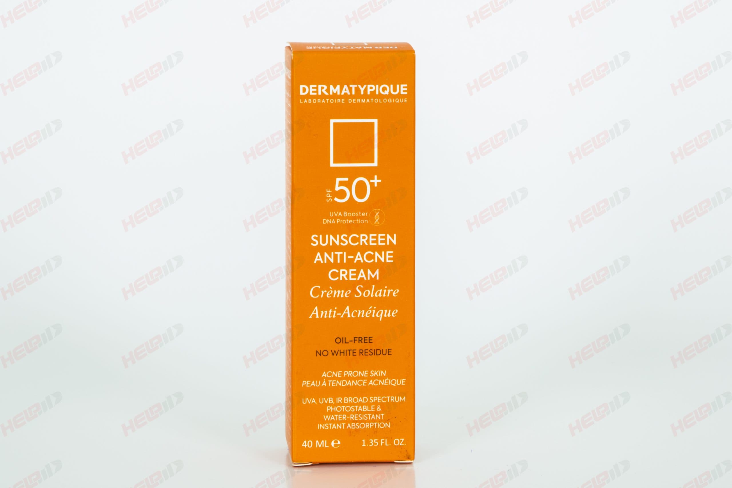 ضد آفتاب بی رنگ آنتی آکنه پوست چرب و جوش دار +SPF50 درماتیپیک — تصویر ۲