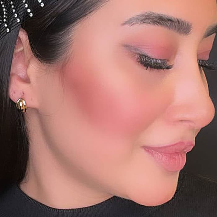 گوشواره دخترانه ژوپینگ مینیمال رنگ طلایی