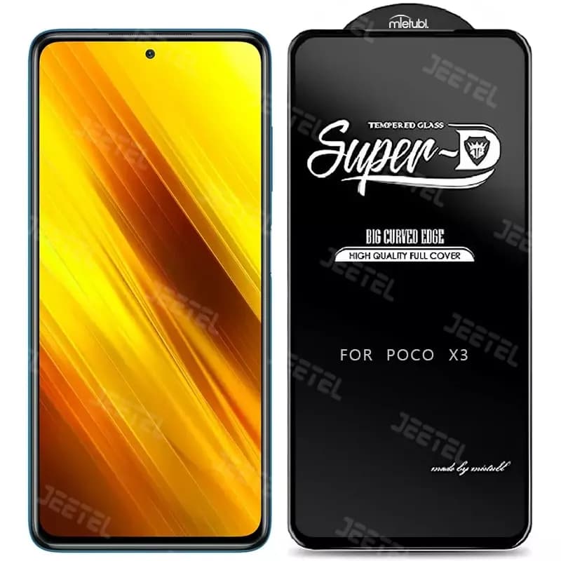 گلس Super-D مناسب برای گوشی موبایل Xiaomi Poco X3 Pro ا Super-D Screen Protector for Xiaomi Poco X3 Pro